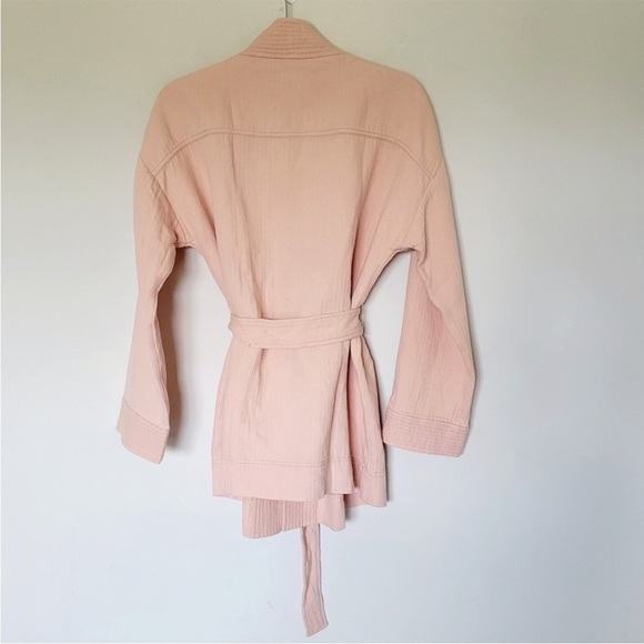 Faherty Hidden Hills Organic Cotton Tie Front Jacket XS NWT - Picture 4 of 10